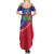 Haitian Flag Day 18 May Summer Maxi Dress Jounen Drapo Ayisyen