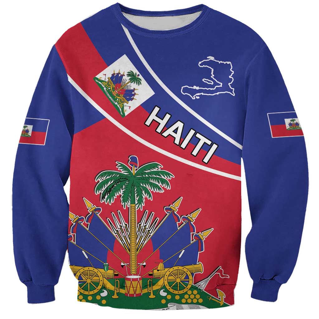 Haitian Flag Day 18 May Sweatshirt Jounen Drapo Ayisyen