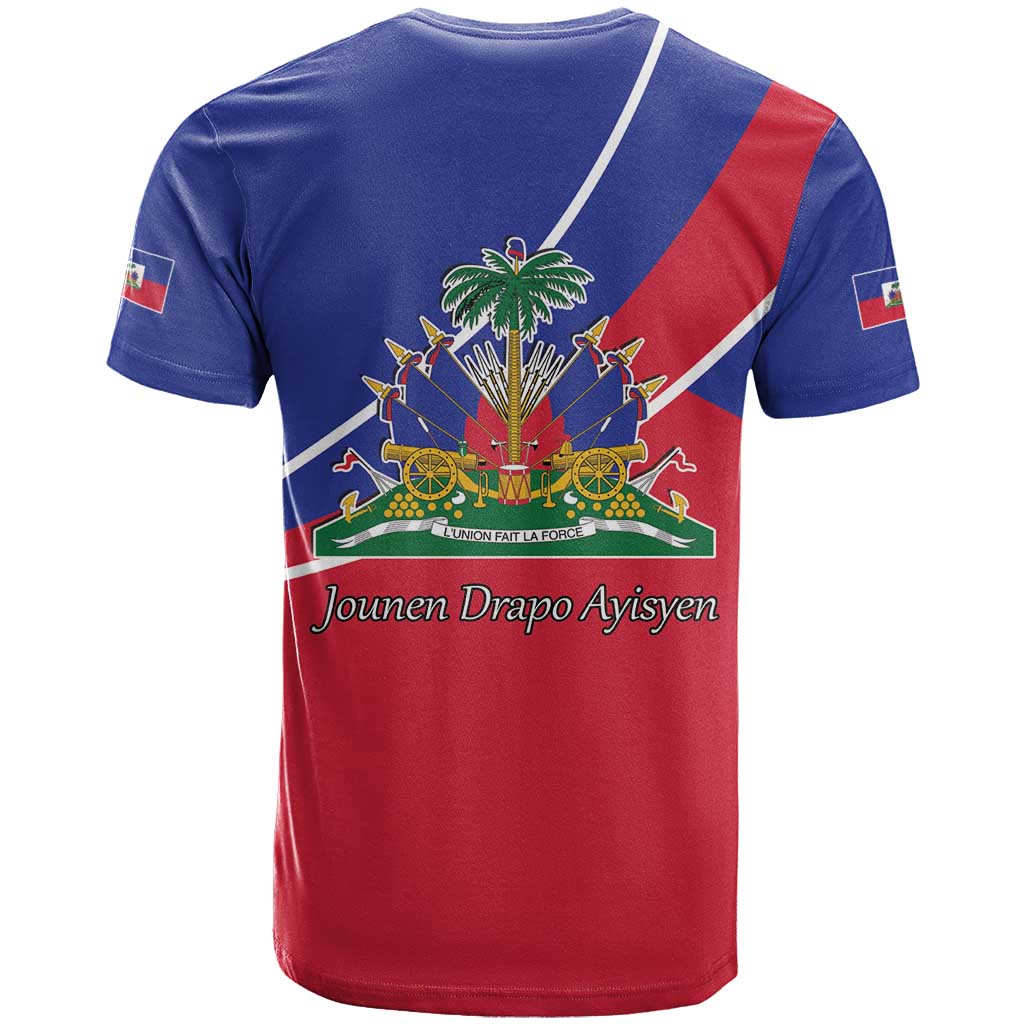 Haitian Flag Day 18 May T Shirt Jounen Drapo Ayisyen