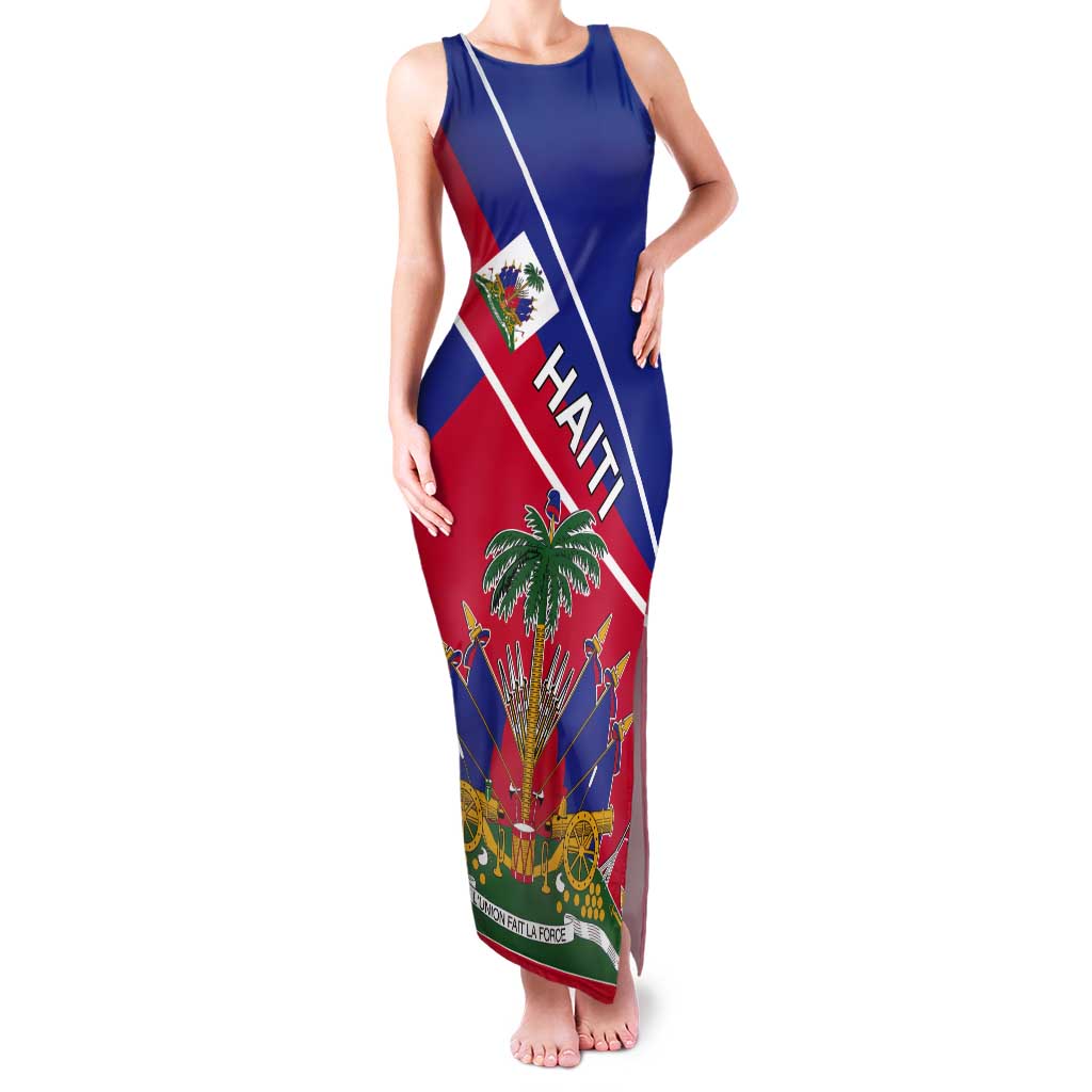 Haitian Flag Day 18 May Tank Maxi Dress Jounen Drapo Ayisyen