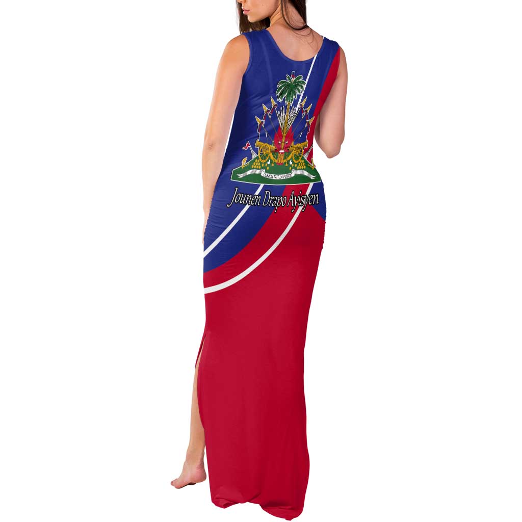Haitian Flag Day 18 May Tank Maxi Dress Jounen Drapo Ayisyen