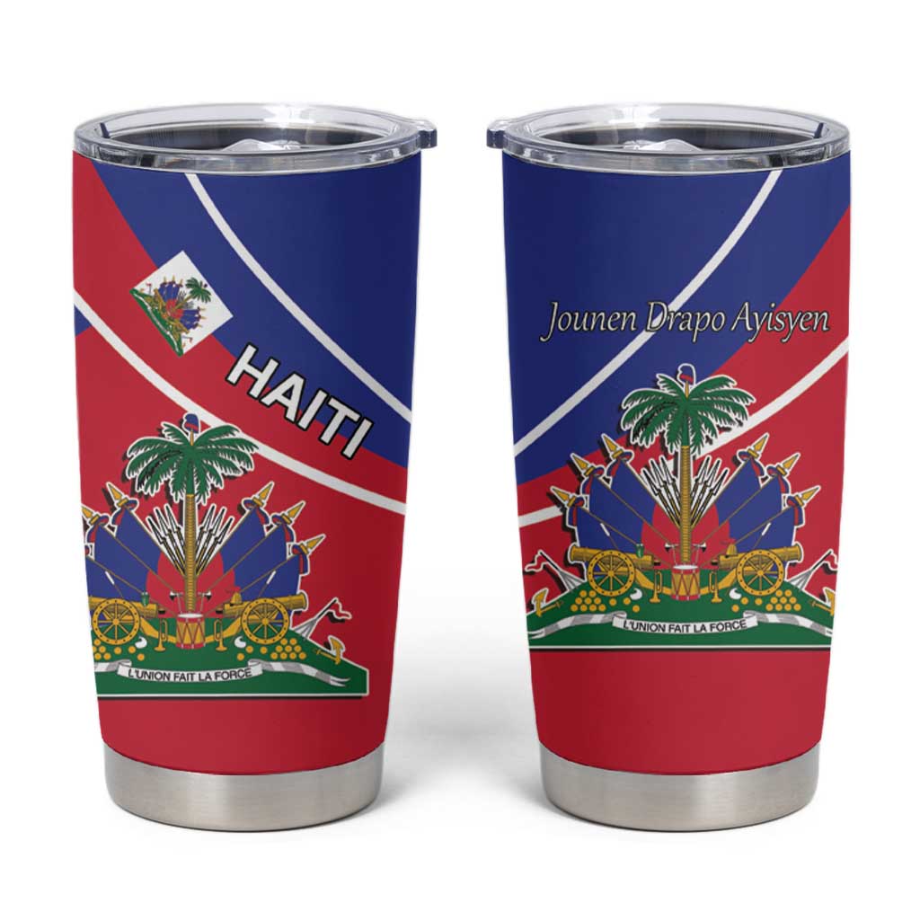 Haitian Flag Day 18 May Tumbler Cup Jounen Drapo Ayisyen