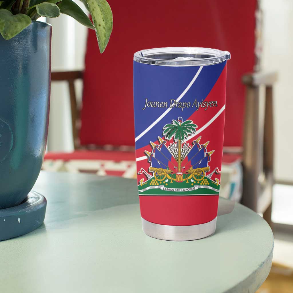 Haitian Flag Day 18 May Tumbler Cup Jounen Drapo Ayisyen