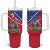 Haitian Flag Day 18 May Tumbler With Handle Jounen Drapo Ayisyen