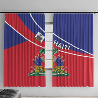 Haitian Flag Day 18 May Window Curtain Jounen Drapo Ayisyen
