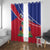 Haitian Flag Day 18 May Window Curtain Jounen Drapo Ayisyen