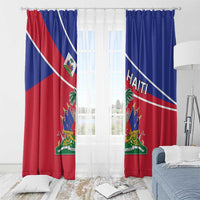 Haitian Flag Day 18 May Window Curtain Jounen Drapo Ayisyen