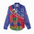 Haitian Flag Day 18 May Women Casual Shirt Jounen Drapo Ayisyen