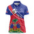 Haitian Flag Day 18 May Women Polo Shirt Jounen Drapo Ayisyen