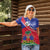 Haitian Flag Day 18 May Women Polo Shirt Jounen Drapo Ayisyen