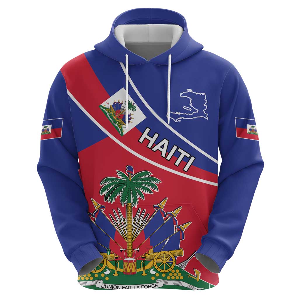 Haitian Flag Day 18 May Zip Hoodie Jounen Drapo Ayisyen