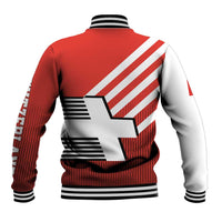 Switzerland Coat of Arms Baseball Jacket Swiss Greek cross