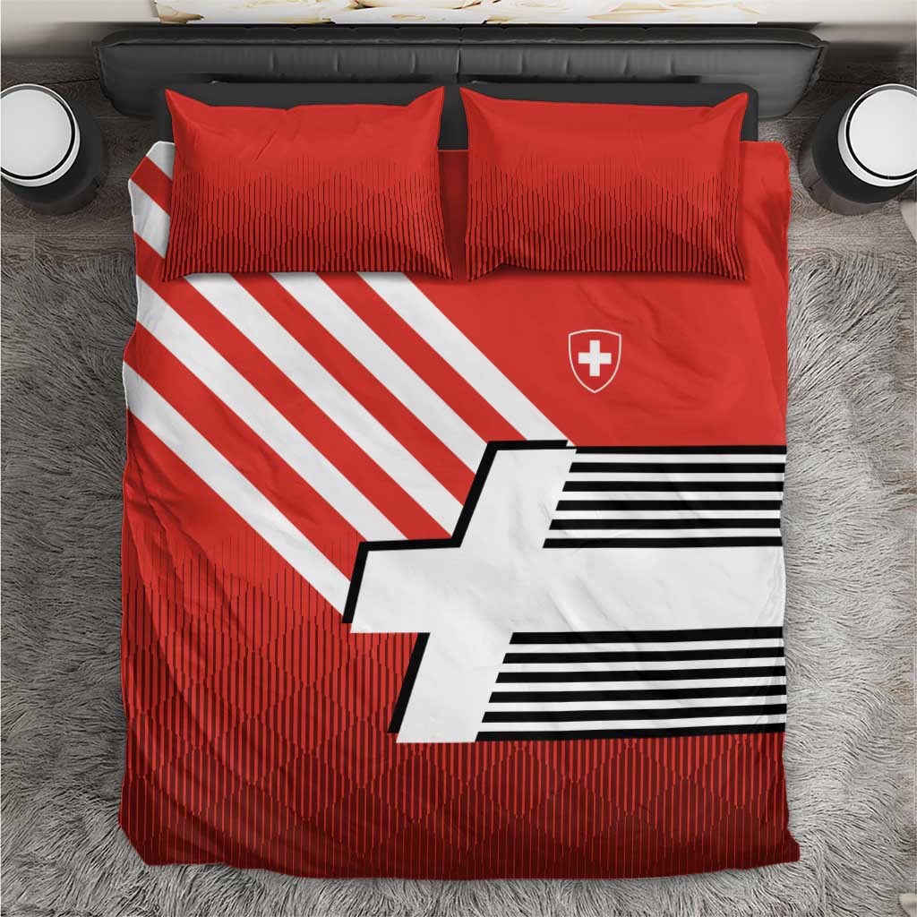 Switzerland Coat of Arms Bedding Set Swiss Greek cross