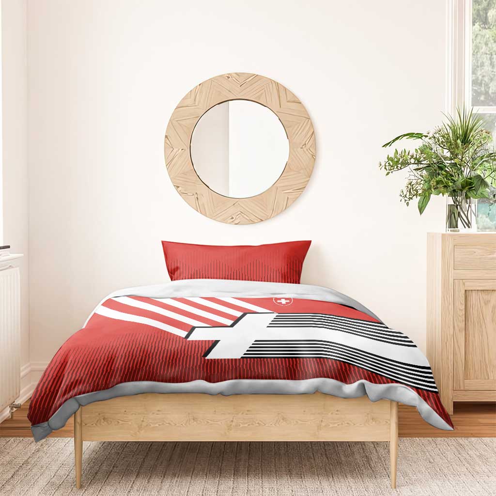 Switzerland Coat of Arms Bedding Set Swiss Greek cross