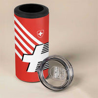 Switzerland Coat of Arms 4 in 1 Can Cooler Tumbler Swiss Greek cross