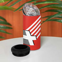 Switzerland Coat of Arms 4 in 1 Can Cooler Tumbler Swiss Greek cross