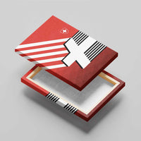 Switzerland Coat of Arms Canvas Wall Art Swiss Greek cross