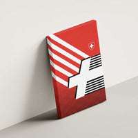 Switzerland Coat of Arms Canvas Wall Art Swiss Greek cross