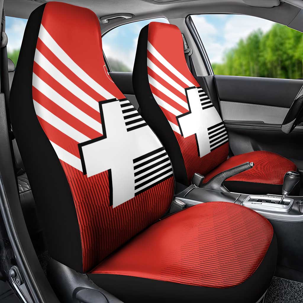 Switzerland Coat of Arms Car Seat Cover Swiss Greek cross