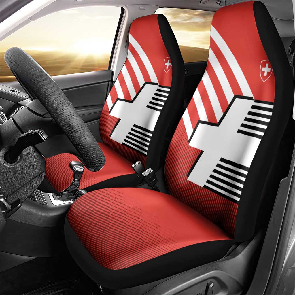 Switzerland Coat of Arms Car Seat Cover Swiss Greek cross