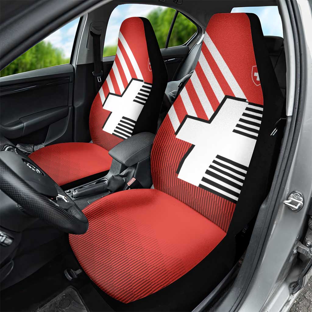 Switzerland Coat of Arms Car Seat Cover Swiss Greek cross