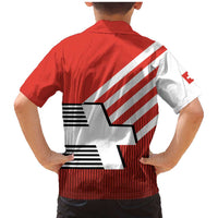 Switzerland Coat of Arms Family Matching Mermaid Dress and Hawaiian Shirt Swiss Greek cross