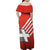 Switzerland Coat of Arms Family Matching Off Shoulder Maxi Dress and Hawaiian Shirt Swiss Greek cross