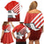 Switzerland Coat of Arms Family Matching Off Shoulder Short Dress and Hawaiian Shirt Swiss Greek cross