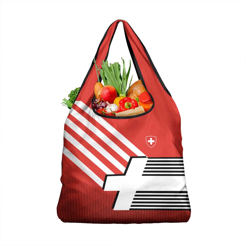Switzerland Coat of Arms Grocery Bag Swiss Greek cross