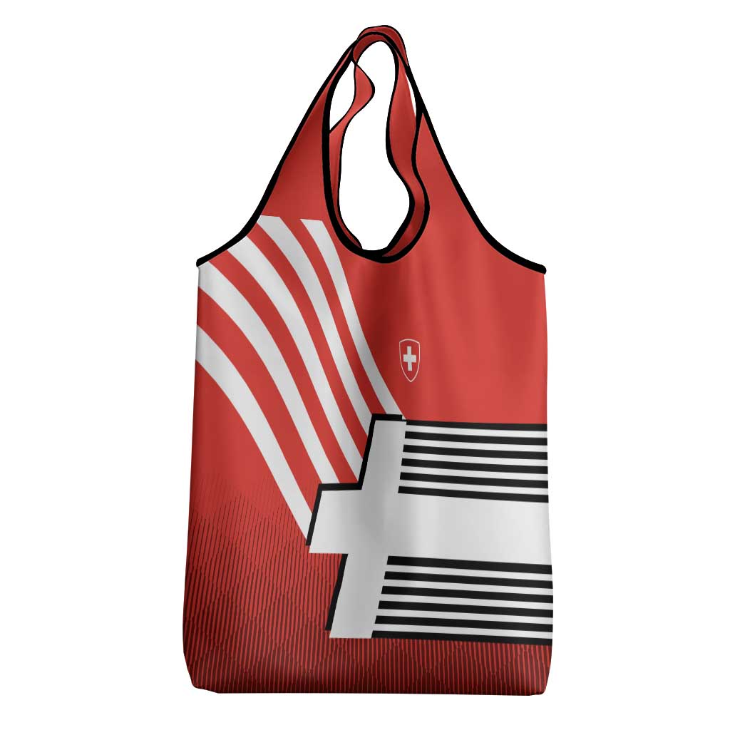 Switzerland Coat of Arms Grocery Bag Swiss Greek cross