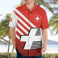 Switzerland Coat of Arms Hawaiian Shirt Swiss Greek cross