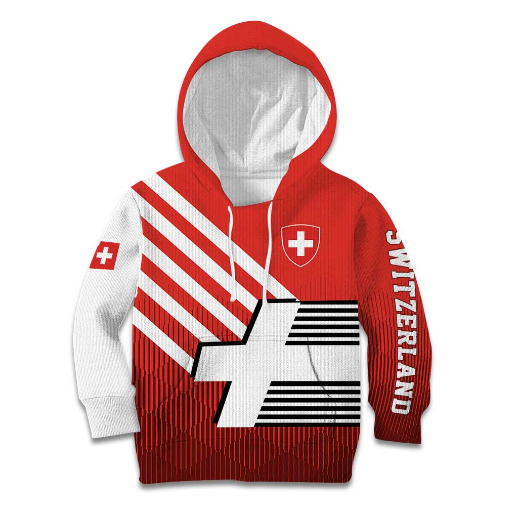 Switzerland Coat of Arms Kid Hoodie Swiss Greek cross