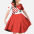 Switzerland Coat of Arms Kid Short Sleeve Dress Swiss Greek cross