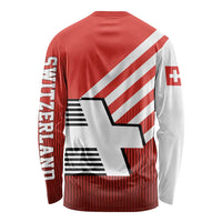 Switzerland Coat of Arms Long Sleeve Shirt Swiss Greek cross