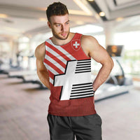 Switzerland Coat of Arms Men Tank Top Swiss Greek cross