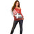 Switzerland Coat of Arms Off Shoulder Sweater Swiss Greek cross
