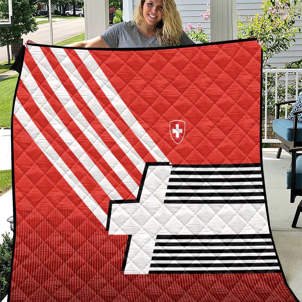 Switzerland Coat of Arms Quilt Swiss Greek cross