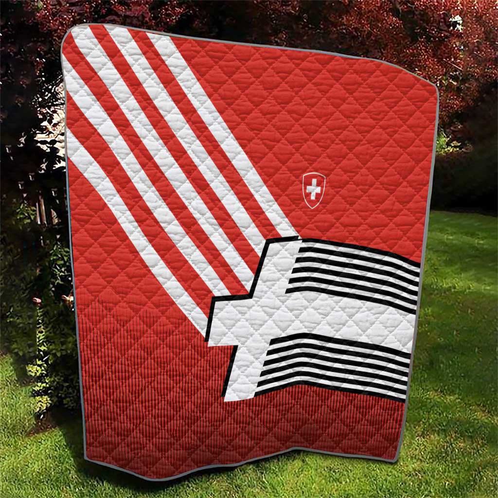 Switzerland Coat of Arms Quilt Swiss Greek cross