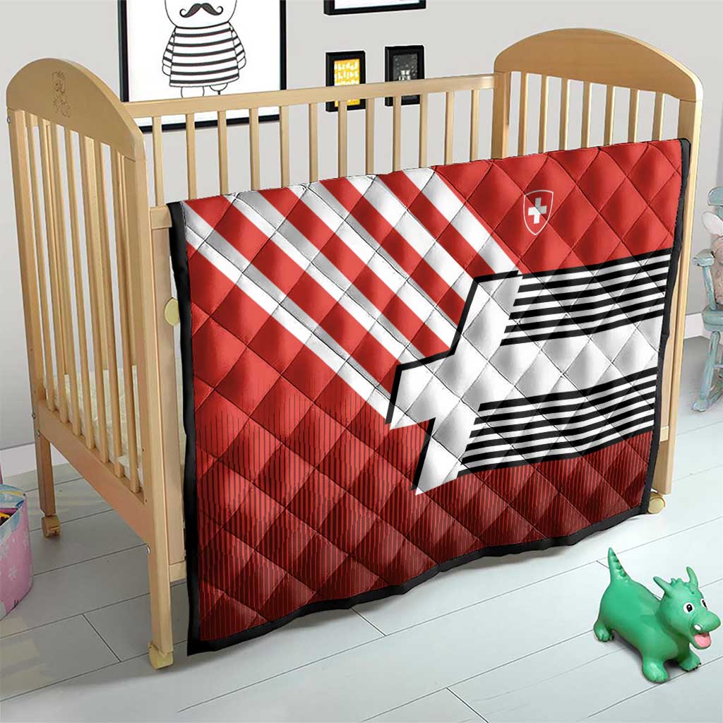 Switzerland Coat of Arms Quilt Swiss Greek cross