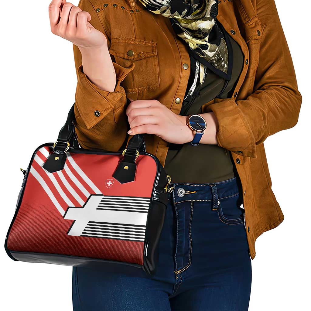 Switzerland Coat of Arms Shoulder Handbag Swiss Greek cross