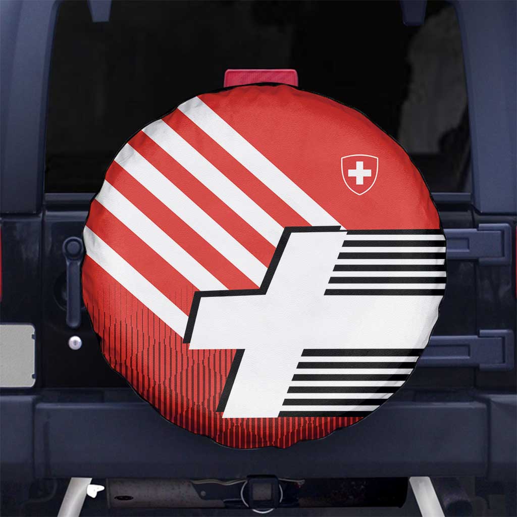 Switzerland Coat of Arms Spare Tire Cover Swiss Greek cross