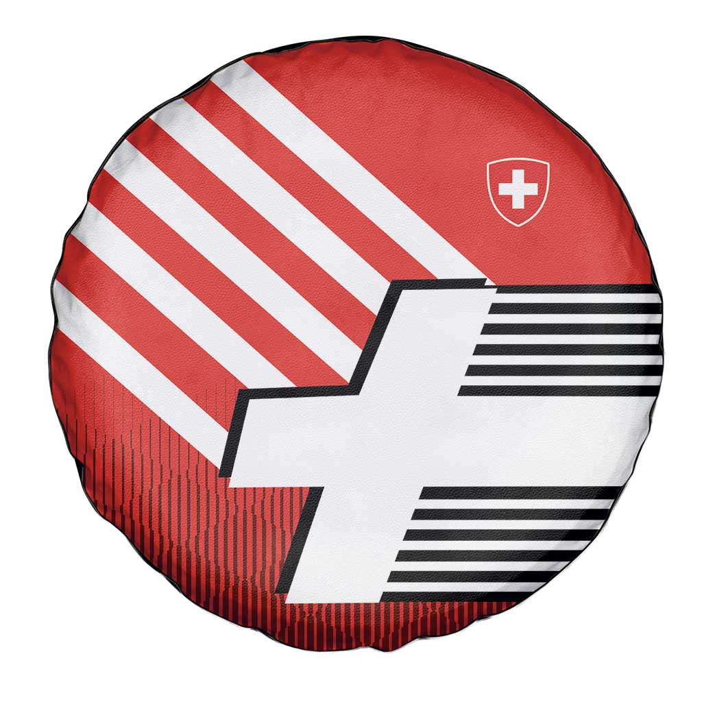 Switzerland Coat of Arms Spare Tire Cover Swiss Greek cross