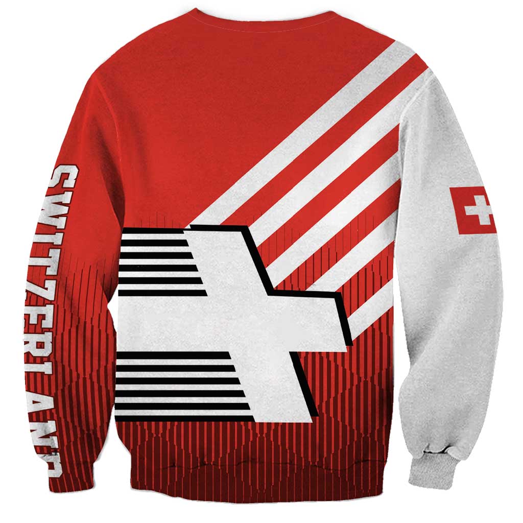 Switzerland Coat of Arms Sweatshirt Swiss Greek cross
