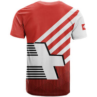 Switzerland Coat of Arms T Shirt Swiss Greek cross