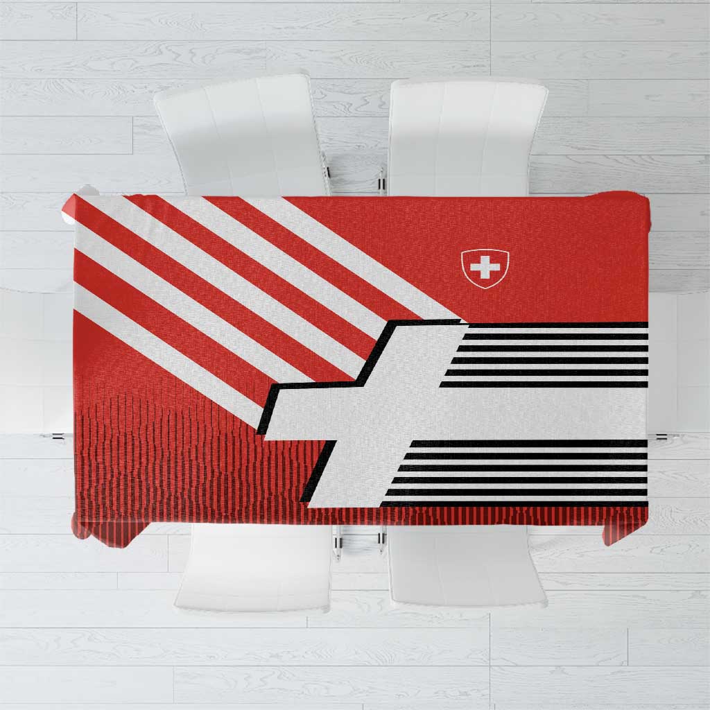 Switzerland Coat of Arms Tablecloth Swiss Greek cross
