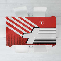 Switzerland Coat of Arms Tablecloth Swiss Greek cross