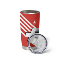 Switzerland Coat of Arms Tumbler Cup Swiss Greek cross