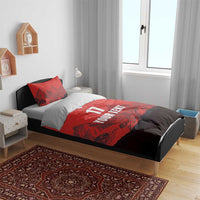 Custom Switzerland Football Bedding Set Swiss Alps