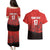 Custom Switzerland Football Couples Matching Puletasi and Hawaiian Shirt Swiss Alps