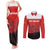 Custom Switzerland Football Couples Matching Tank Maxi Dress and Long Sleeve Button Shirt Swiss Alps